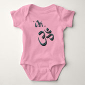 Ik ben Om-ish Om Symbol Aum Buddhist/Hindu Symbol Romper (Voorkant)