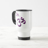 Ik ben Om-ish Om Symbol Aum Reisbeker (Voorkant links)