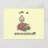 Ik ben oma en Baby Briefkaart (Voorkant)