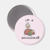 Ik ben oma en Baby Magneet (Voorkant / Achterkant)
