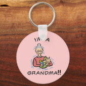 Ik ben oma en Baby Sleutelhanger (Voorkant)
