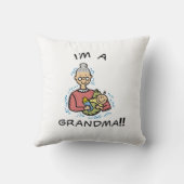 Ik ben oma-oma en Baby Gifts Kussen (Achterkant)
