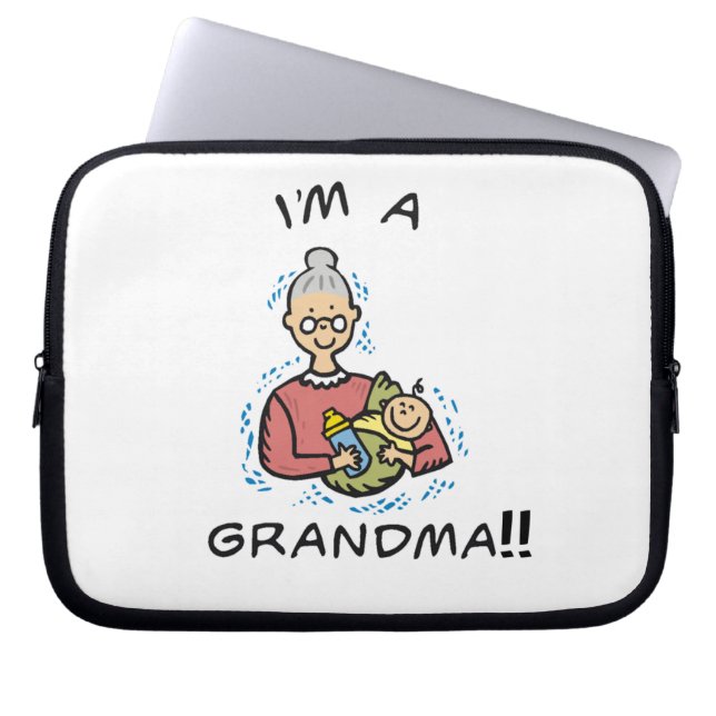 Ik ben oma-oma en Baby Gifts Laptop Sleeve (Voorkant)