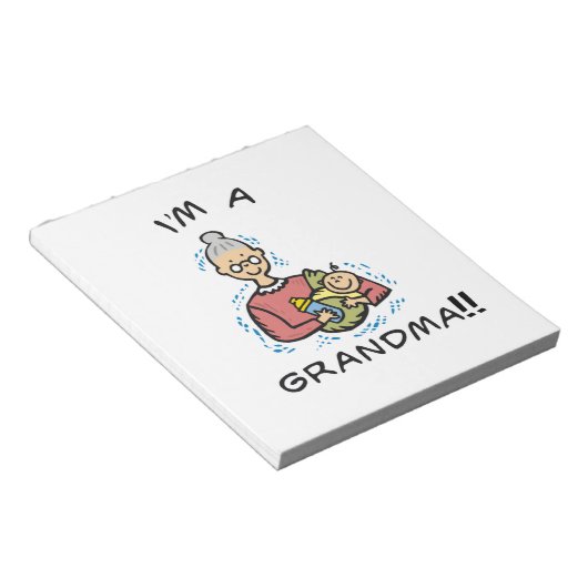Ik ben oma-oma en Baby Gifts Notitieblok (Schuin)