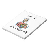 Ik ben oma-oma en Baby Gifts Notitieblok (Linkerzijde)