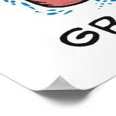 Ik ben oma-oma en Baby Gifts Poster (Hoek)