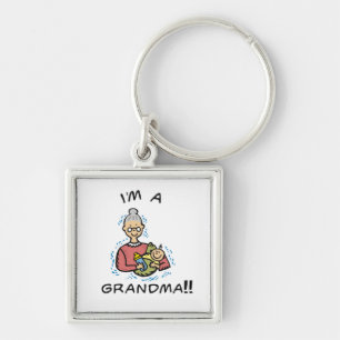 Ik ben oma-oma en Baby Gifts Sleutelhanger