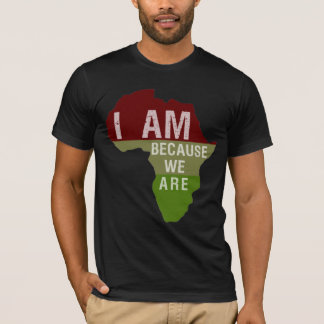 Ik ben omdat we - Afrika Shirt