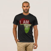 Ik ben omdat we - Afrika Shirt (Voorkant volledig)
