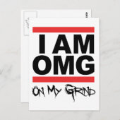 Ik ben OMG Post-kaart Briefkaart (Voorkant / Achterkant)