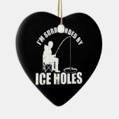 Ik ben omringd door Ice Holes Gevist Keramisch Ornament (Rechts)