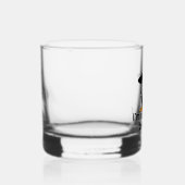 Ik ben omringd door idioten grappige pinguïn whisky glas (Rechts)