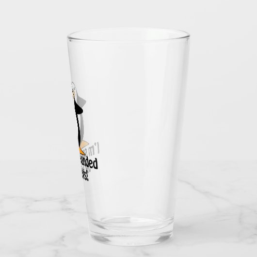 Ik ben omringd door Idiots Funny Penguin Glas (Links)