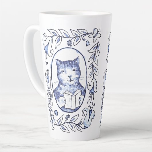 Ik ben omsingeld latte mok (Linkerhoek)