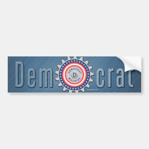 Ik ben onderdeel van de democratische machine bumpersticker