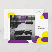 Ik ben onderweg briefkaart (Voorkant / Achterkant)