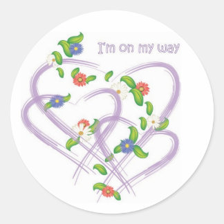 Ik ben onderweg naar de sticker