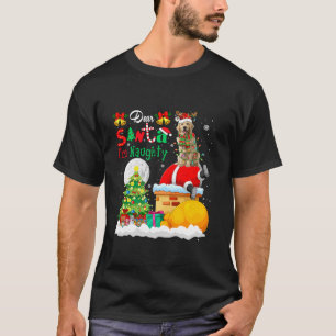 Ik ben Ondeugend Grappig Grapje Xmas Santa Rendier T-shirt