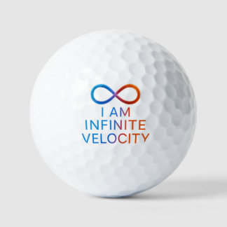 IK BEN Oneindige Snelheid – Quantum Energie Design Golfballen