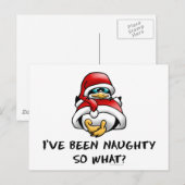 Ik ben onnodig geweest, dus wat? briefkaart (Voorkant / Achterkant)