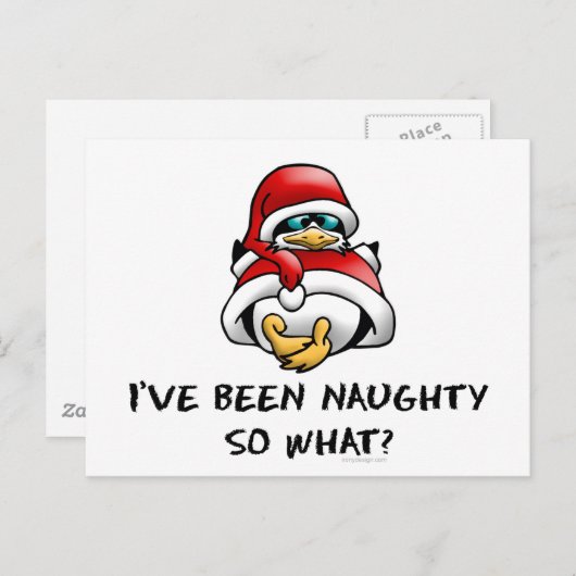 Ik ben onnodig geweest, dus wat? briefkaart (Voorkant / Achterkant)