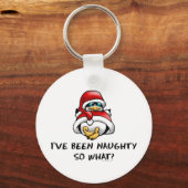 Ik ben onnodig geweest, dus wat? sleutelhanger (Achterkant)