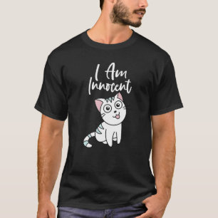 Ik Ben Onschuldig Ik Miauw Ik Kitty Ik Kinderen Ka T-shirt