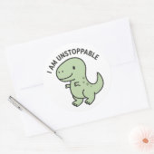 Ik Ben Onstuitbaar T‑Rex – Sticker Met Cute Dinosa (Envelop)