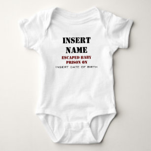 Ik ben ontsnapt uit de gevangenis van baby. romper