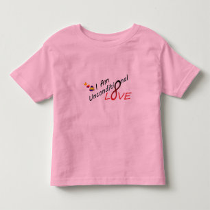 Ik ben onvoorwaardelijke liefde kinder shirts