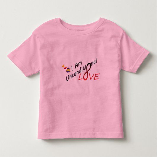Ik ben onvoorwaardelijke liefde kinder shirts (Voorkant)