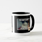 Ik ben onzichtbaar mok (Voorkant rechts)