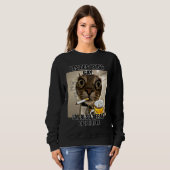 Ik ben ook bang voor mensen die meme vrouwen trui (Voorkant volledig)