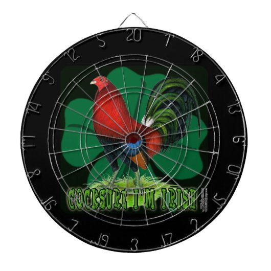 Ik ben ook Iers. Dartbord (Voorkant)