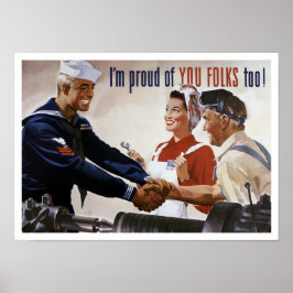 Ik ben ook trots op jullie — WWII Poster