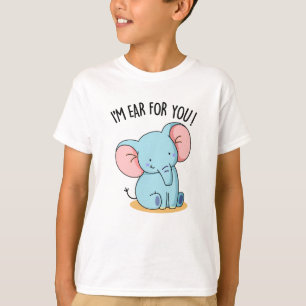 Ik ben Oor Voor Jou Grappige Olifant Woordspeling T-shirt