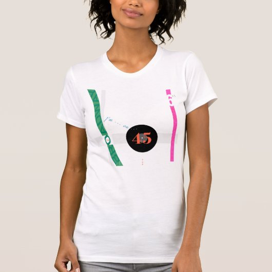 Ik ben op 45 t-shirt (Voorkant)