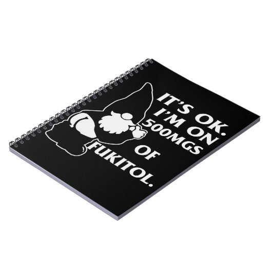 Ik ben op 500 mg Fukitol # Notitieboek (Linkerzijde)