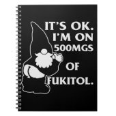 Ik ben op 500 mg Fukitol # Notitieboek (Voorkant)