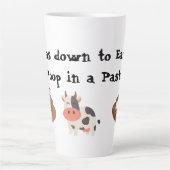 Ik ben op aarde latte mok (Voorkant)