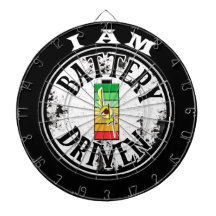 Ik ben op batterijen gedreven dart board