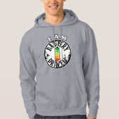 Ik ben op batterijen gedreven hoes hoodie (Voorkant)