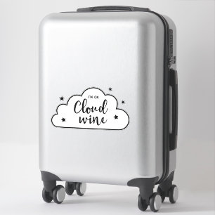 Ik ben op Cloud 9 Contour Sticker