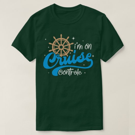 Ik ben op cruiseschepen t-shirt (Design voorkant)