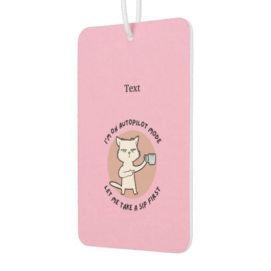 Ik ben op de automatische piloot modus grappige ka luchtverfrisser (Links)