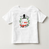 Ik ben op de Goede Lijst Snowman Toddler T-shirt v (Voorkant)