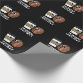 Ik ben op de grond gezet... ik breid het koffiebon cadeaupapier (Hoek)