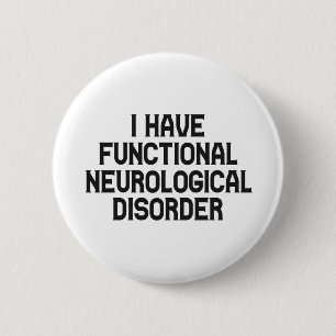 Ik ben op de hoogte van functionele neurologische ronde button 5,7 cm