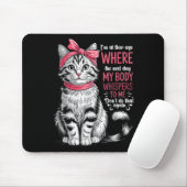 Ik ben op de leeftijd dat mijn lichaam de volgende muismat (Met muis)