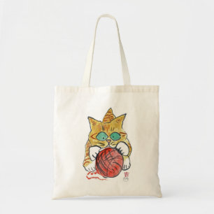 Ik ben op de Yarn Meows Kitten.. Tote Bag